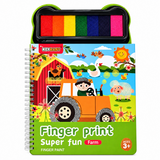 FingerArt – Creatief & Kleurrijk – Vingerverf Boek voor Kinderen