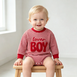 LittleLove – Lief & Comfortabel – Baby Romper met Geborduurde Print