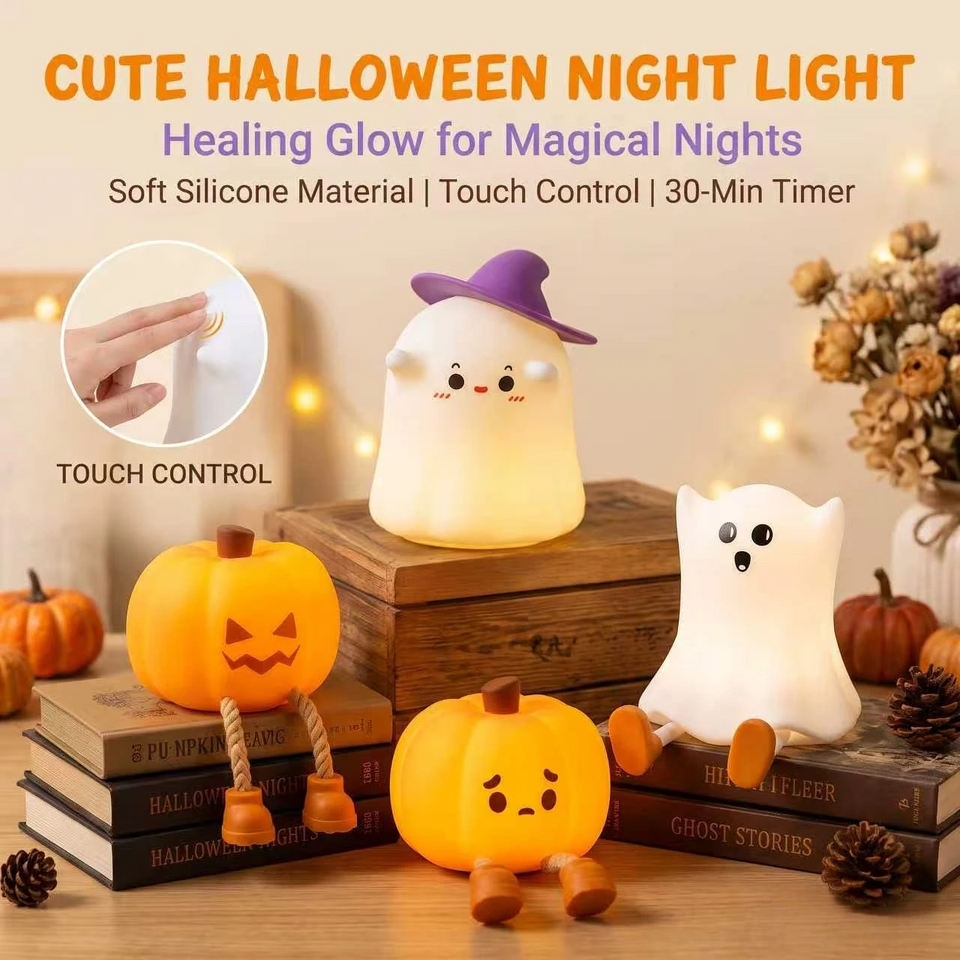 SpookyLamp – Schattig & Sfeervol – Halloween Nachtlampje