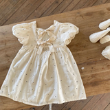 LittleTwinkle – Zacht & Comfortabel – Kinderjurk Met Dubbele Strikken