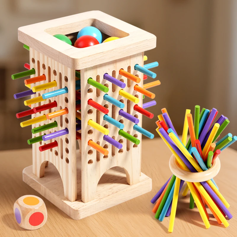 Wooden Stick Battle Game – Denken & Interactief – Strategie Bordspel