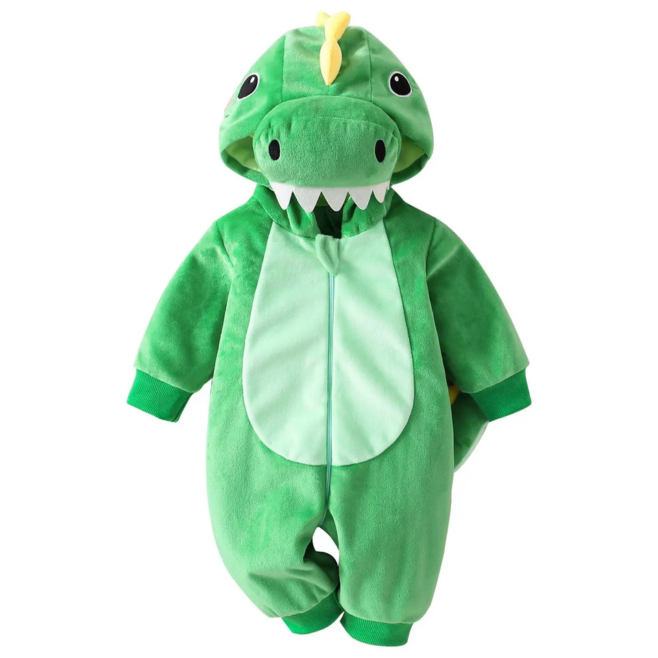 RoarBuddy – Schattig & Speels – Baby Dinosaurus Onesie met Capuchon