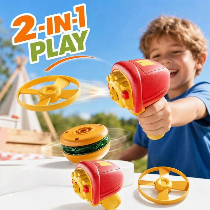 Flying Disk Toy – Creatief & Bewegend – Gyro Gun
