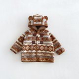 LittleWarm – Knus & Stijlvol – Winterjas met Fair Isle-Patroon
