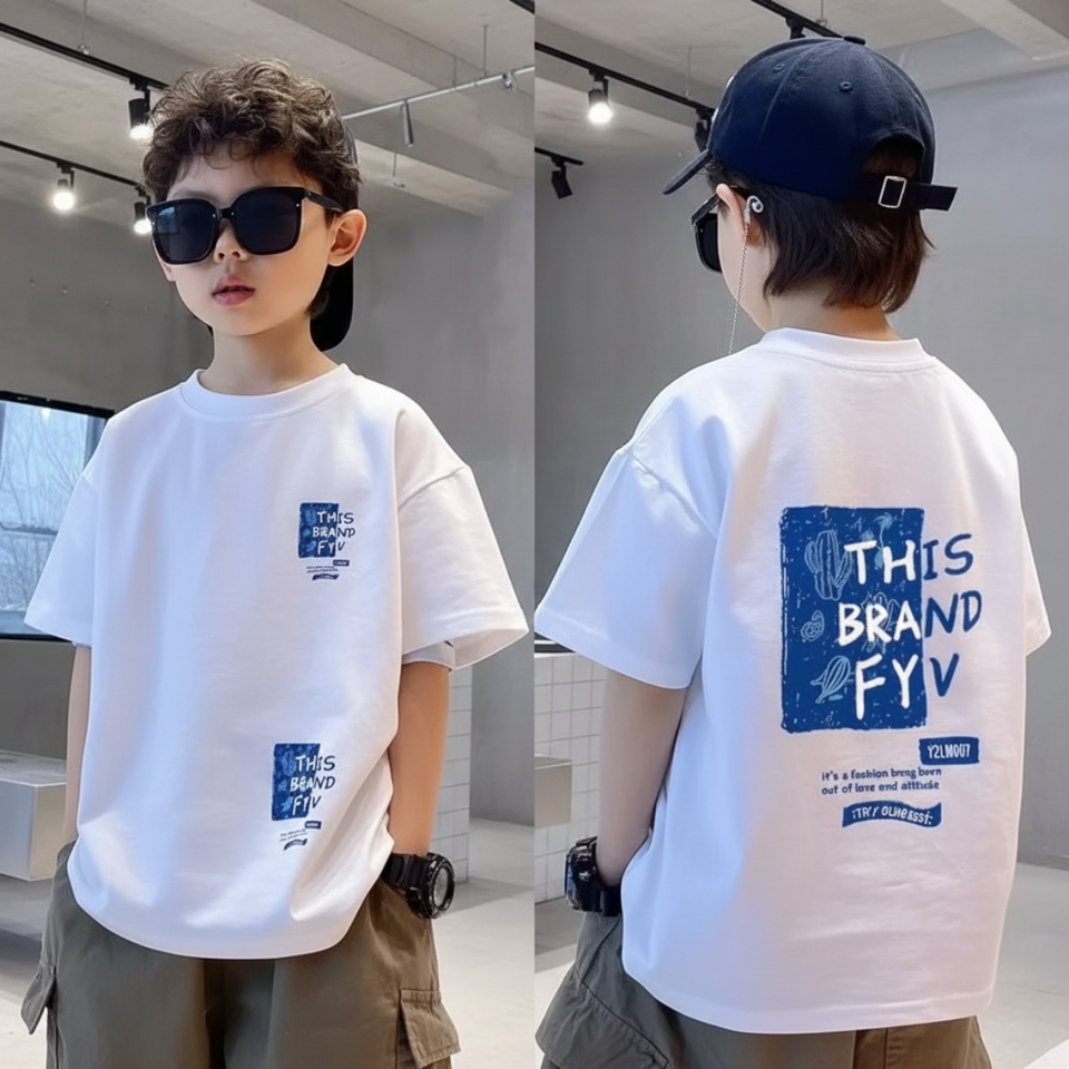 BrightTees – Comfortabel & Kleurrijk – Geprint Los T-shirt