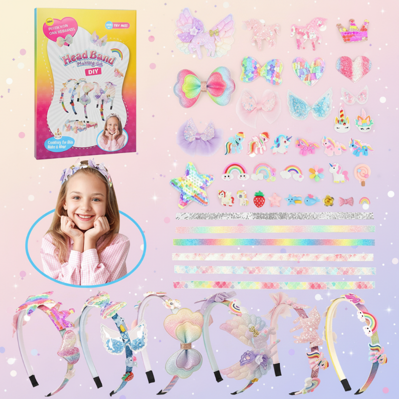 DIY Headband Making Kit – Creatief & Speels – Haarband Accessoires Set