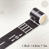 KidoTape – Kleurrijk & Handig – Verkeersweg Sticker Tape Set