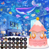 CosmoGlow – Dromerig & Creatief – Galaxy Projector Nachtlamp met 360° Rotatie