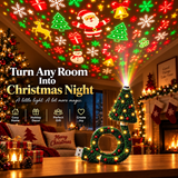 HolidayBeam – Feestelijk & Sfeervol – USB Kerstprojector met Lichtpatronen