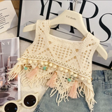 MiniChic – Stijlvol & Comfortabel – Set met boho-top en denimshort