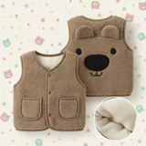 Baby Bear Fleece Vest – Warm & Zacht – Kinder Beer Vest