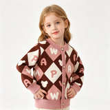 CozyCardi – Zacht & Warm – Gebreid Vestje met Leuke Prints