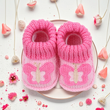 Mini Fashion – Gebreide Baby Sloffen (3-6 maanden)