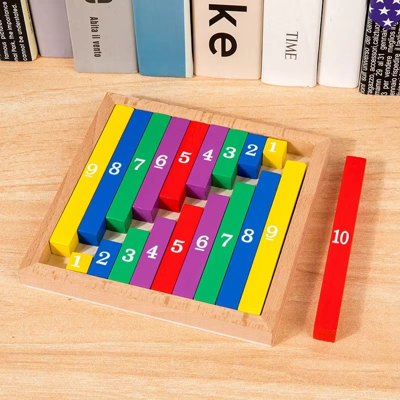 TinyMath – Leerzaam & Educatief – Houten Cijfer Reken Bord