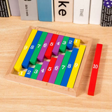 TinyMath – Leerzaam & Educatief – Houten Cijfer Reken Bord
