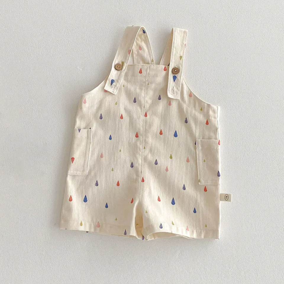 TinyStyle – Speels & Comfortabel – Kinder Tuinbroek met Print