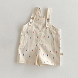 TinyStyle – Speels & Comfortabel – Kinder Tuinbroek met Print