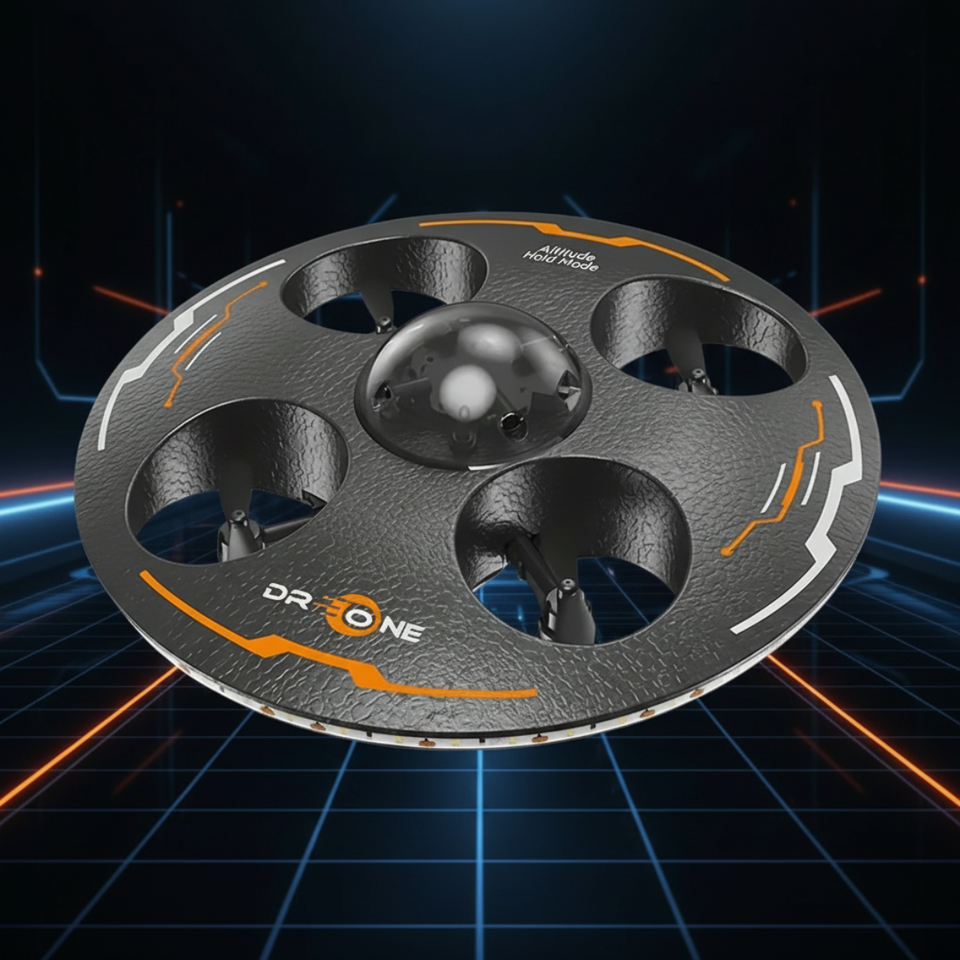 AeroQuest – LED & RC – Zwevende UFO Drone