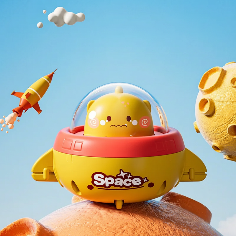 Push and Go UFO Toy – Motoriek & Speels – UFO Speelgoed