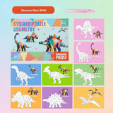 3D Sticker Puzzle – Creatief & Leerzaam – Geometrische 3D puzzel