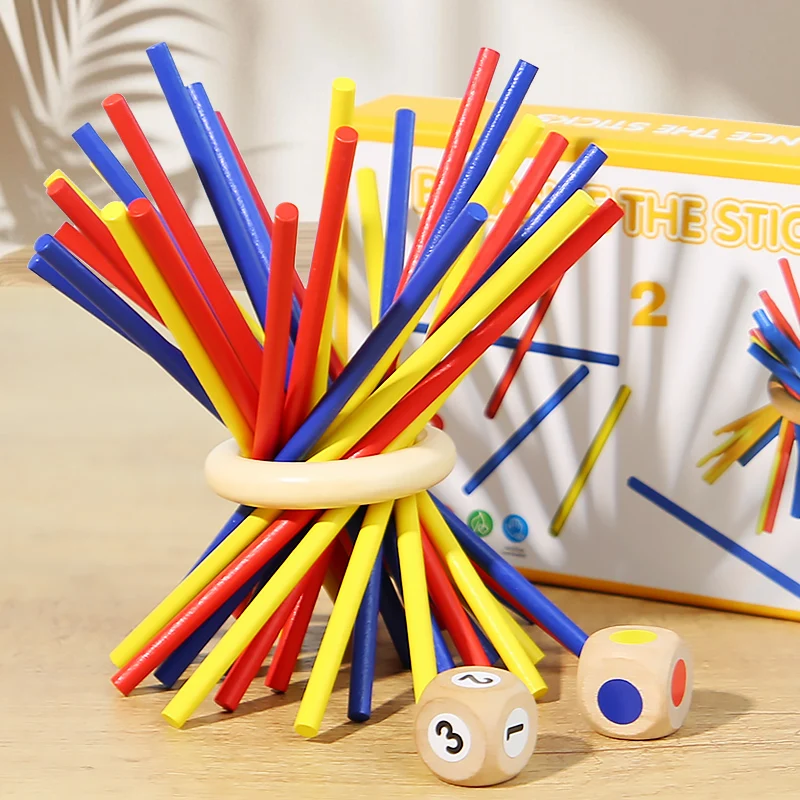 Wooden Stick Battle Game – Denken & Interactief – Strategie Bordspel