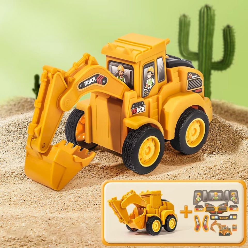 Construction Toy™ - Kleine ingenieurs in actie  - Speelgoed Graafmachine