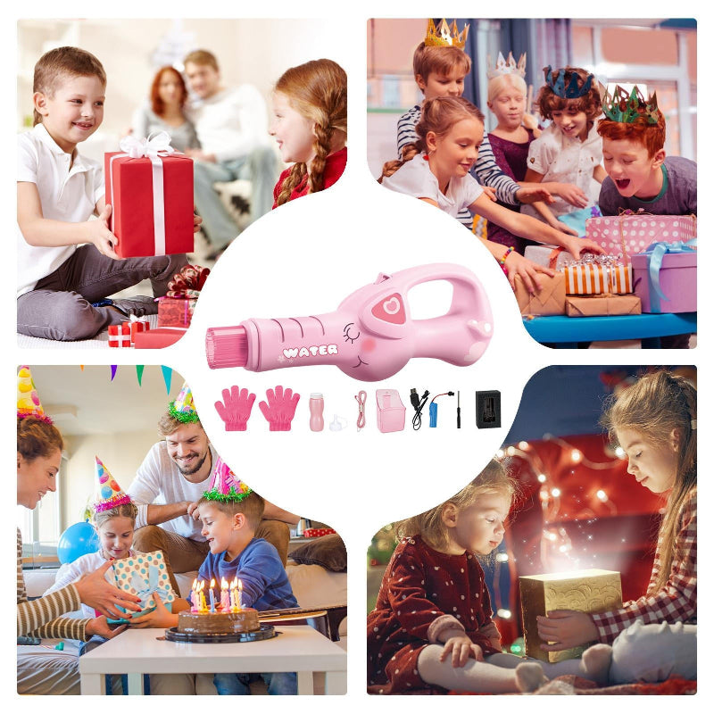 Electric Bubble Maker – Oplaadbaar & Met Licht voor Kinderen