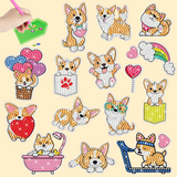 GemArt – Schattig & Glanzend – Diamant Painting Stickers