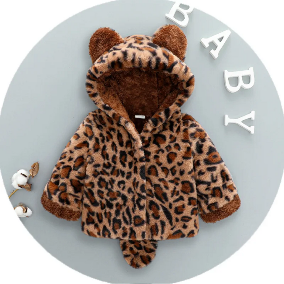 CozyPrincess – Warm & Zacht – Pluche Meisjesjas met Capuchon