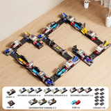 TrackRush – Snel & Creatief – Flexibele Racebaan met Transformeerbare Auto’s