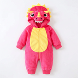 TinyDino – Warm & Speels – Baby Dieren Onesie met Dinosauruscapuchon