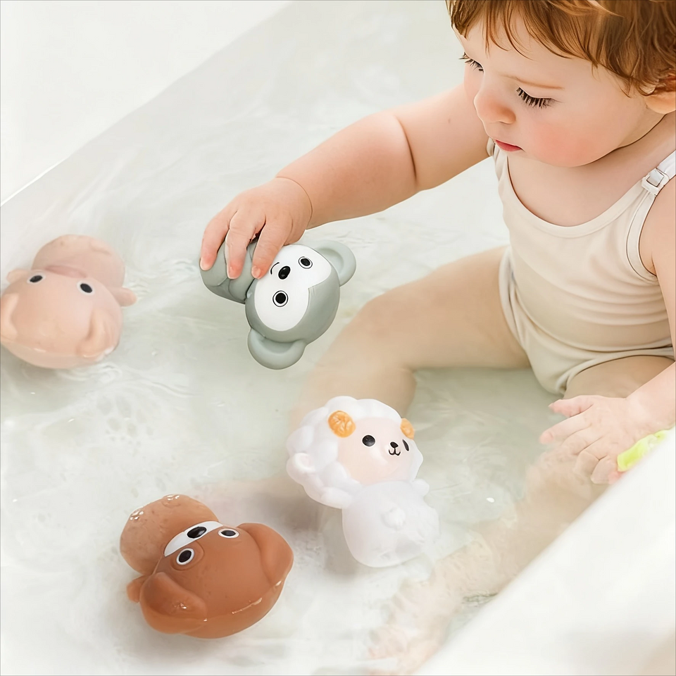 AnimalRide – Speels & Schattig – Silicone Dierenauto (3 stuks)