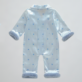 TinyLove – Zacht & Warm – Baby Jumpsuit met Hartjesprint en Pluche Details