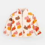 CozyFleece – Zacht & Speels – Warme Kinderjas met Cartoonprint
