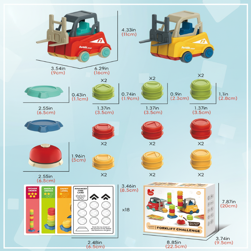 LittleBuilders – Interactief & Veilig – Vorkheftruck Speelset