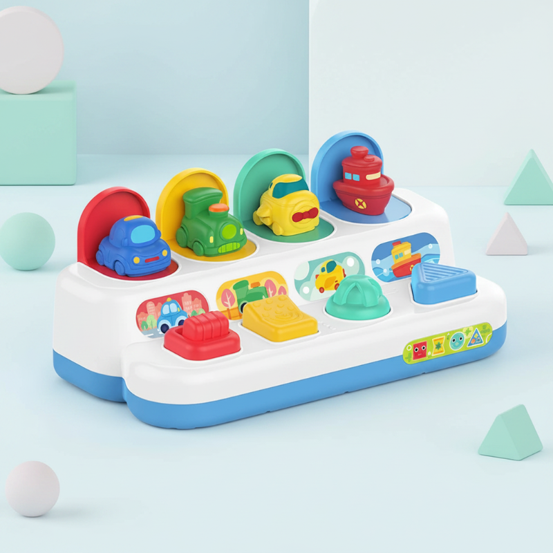 Pop Up Activity Toy – Ontdekken & Leren – Sensorisch Baby Speelgoed