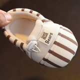 TinyToes – Zacht & Warm – Baby Eerste Schoentjes met Gestreept Design