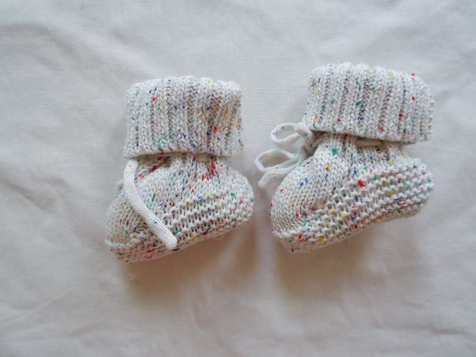Mini Fashion™ - Warm & Stijlvol - Gebreide Babyslofjes