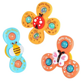 Bath Spinner Set™ - In bad of de auto - Zuigsnap Spinners