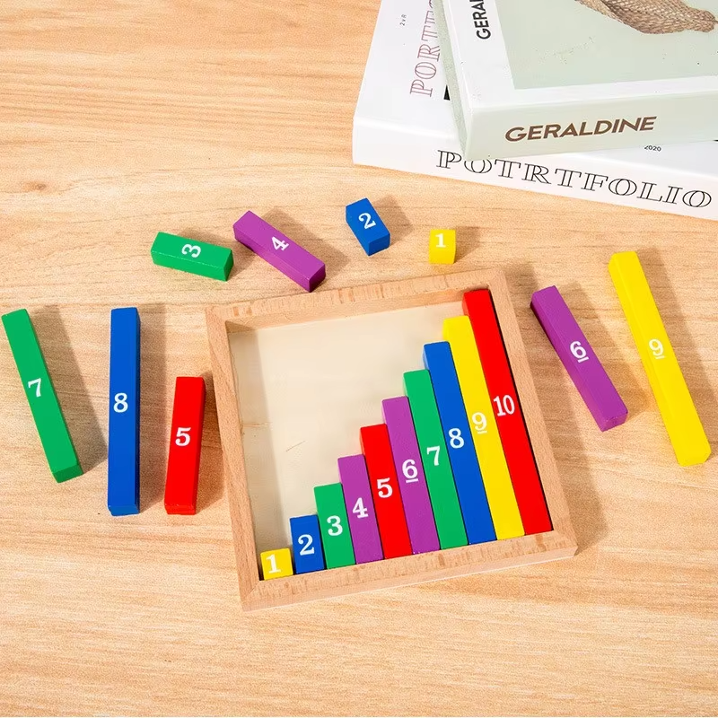 TinyMath – Leerzaam & Educatief – Houten Cijfer Reken Bord