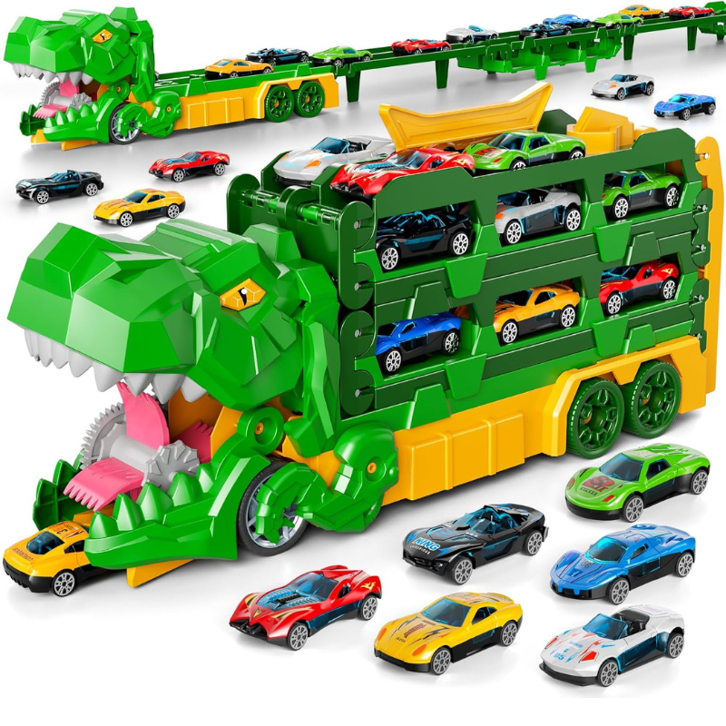 JurassicTruck™ – Stoer & Leuk – Opvouwbare Dino Transportwagen