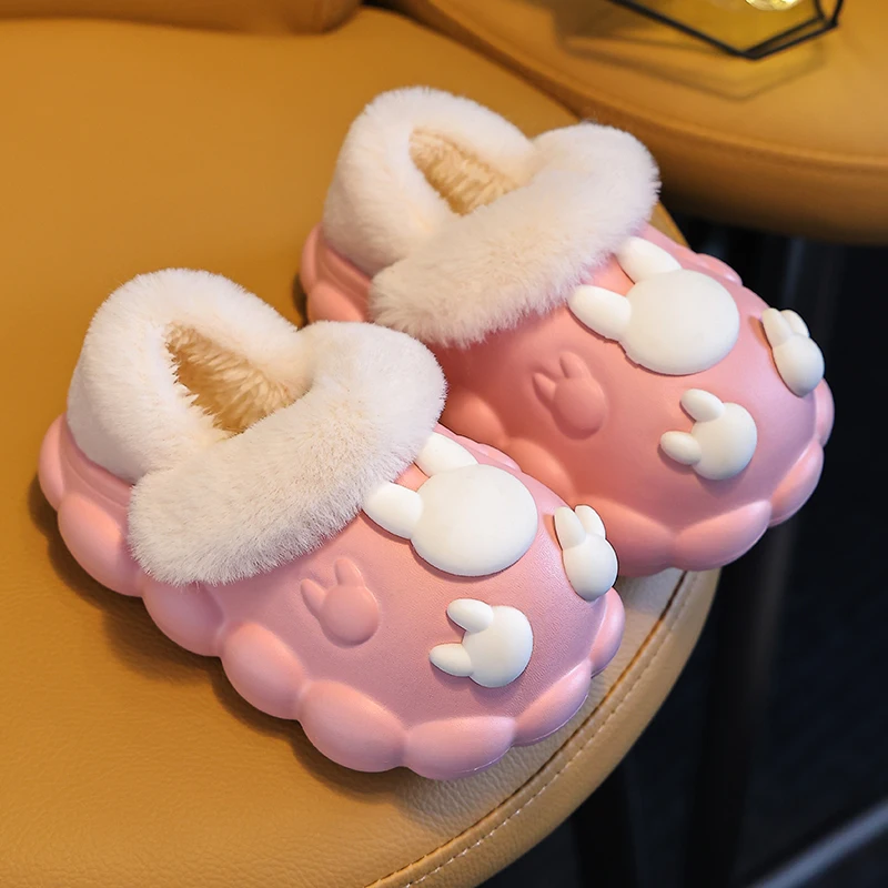 CloudWalk – Zacht & Knus – Warme Pluche Kinderpantoffels