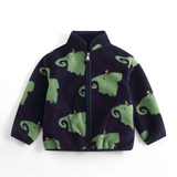 CozyFleece – Zacht & Speels – Warme Kinderjas met Cartoonprint