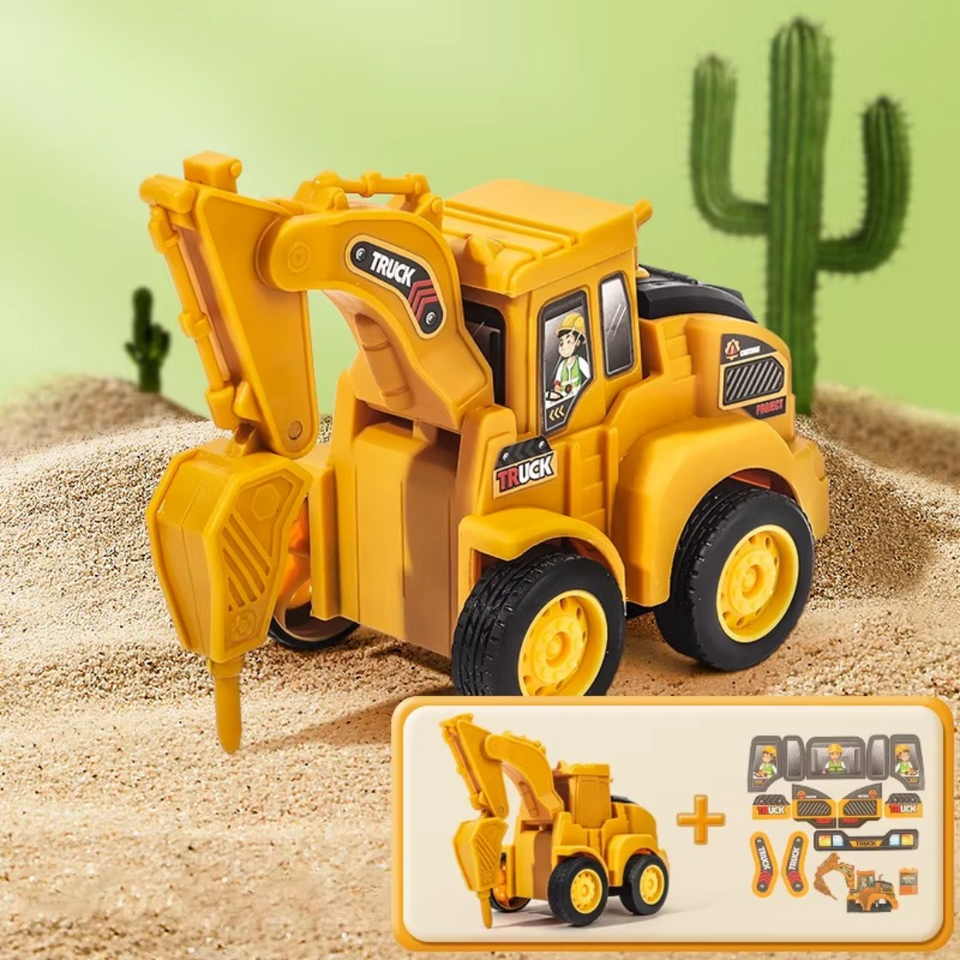 Construction Toy™ - Kleine ingenieurs in actie  - Speelgoed Graafmachine