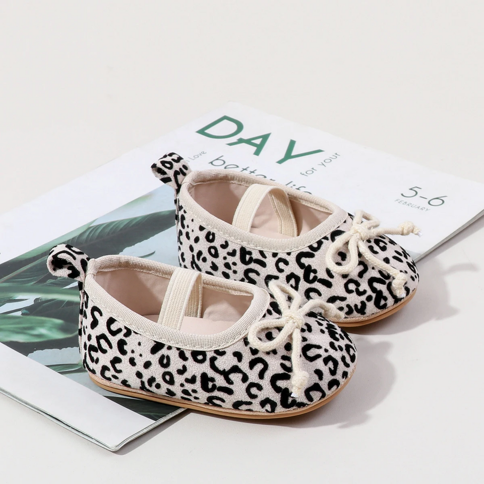 TinyStyle – Schattig & Elegant – Baby Meisjes Schoentjes met Luipaardprint