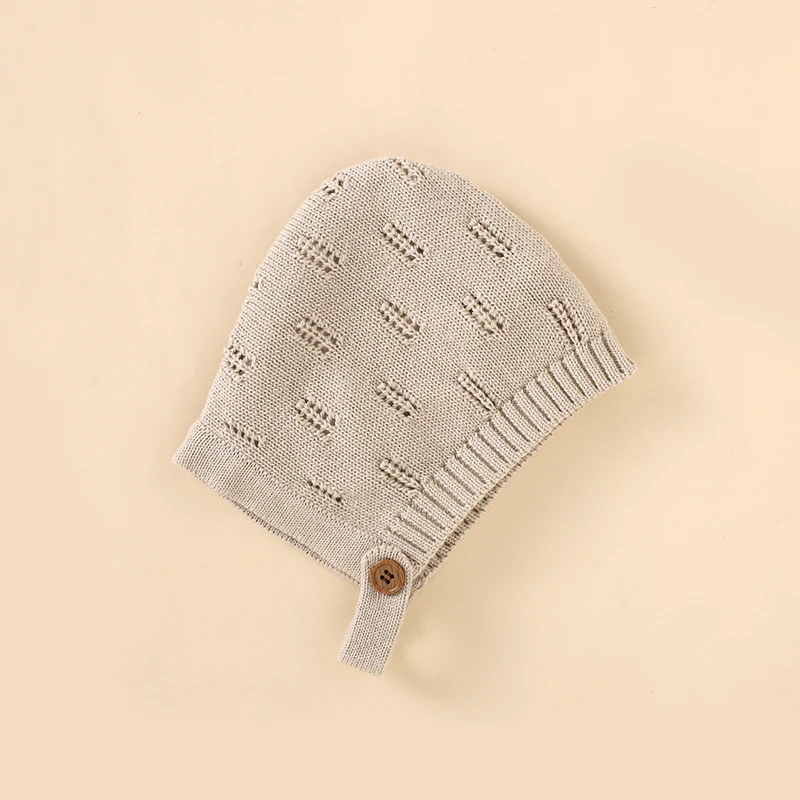 MiniCozy – Zacht & Comfortabel – Gebreide Baby Tuinbroek met Mutsje