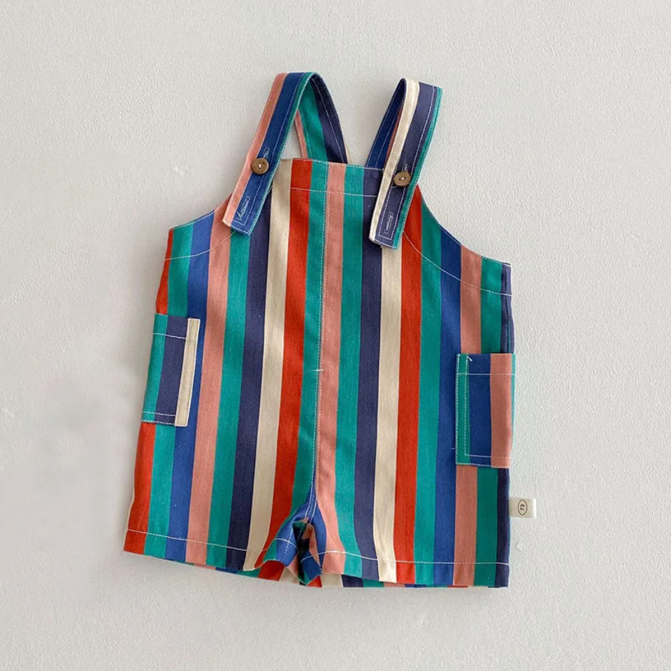 TinyStyle – Speels & Comfortabel – Kinder Tuinbroek met Print