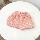 LovelyBloom – Zacht & Schattig – Kinderbroekje met ruches en strik