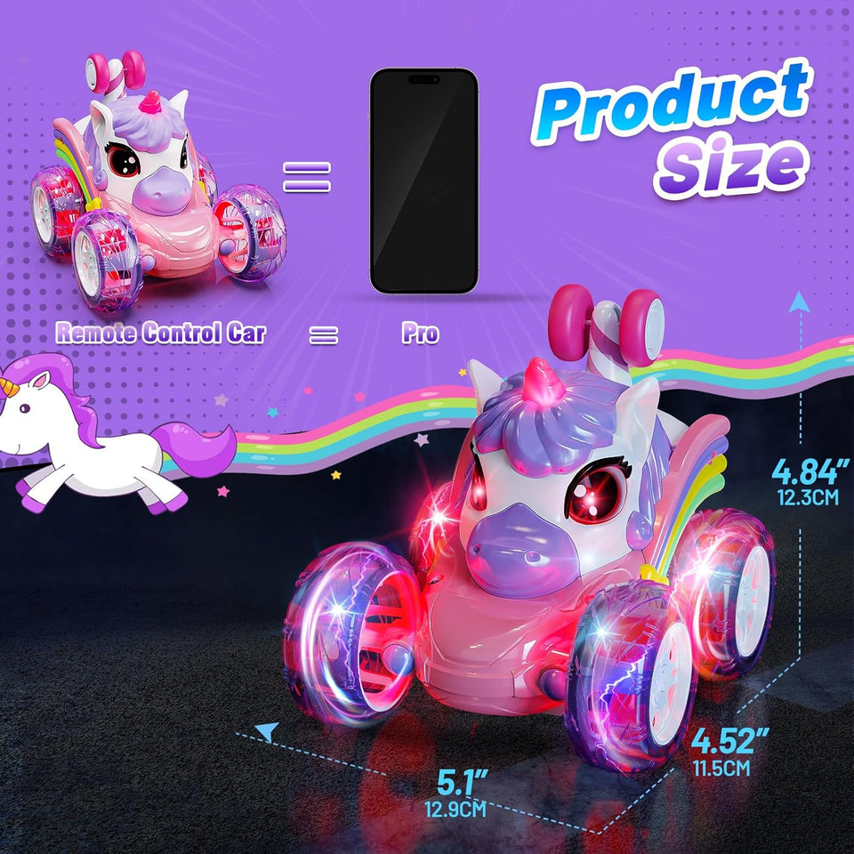 GlowRide – Kleurrijk & actief – Eenhoorn RC-auto