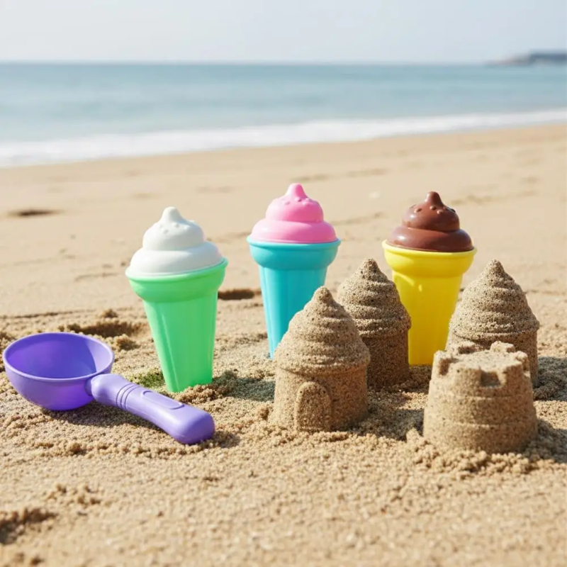 BeachFun – Zandpret & Creatief – Strand IJs Schep Speelset